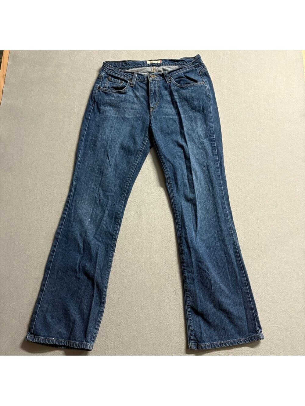 Levis Curvy Bootcut Jeans Womens 10 Medium Blue Denim Stretch Mid Rise Pants